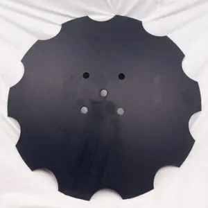 26" X 6MM SCALLOP DISC, 4 X 18mm RADIAL HOLES 17KG