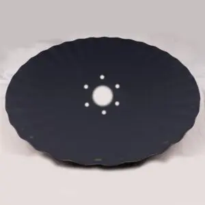 DISC FLUTED 28" X 8MM, 6 x RADIAL HOLES GRIZZLY ETC