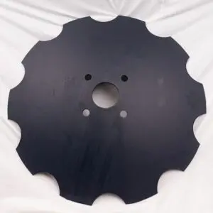 DISC SCALLOP 24"x 6mm. 6 X RADIAL HOLES CONNOR SHEA STYLE  14KG