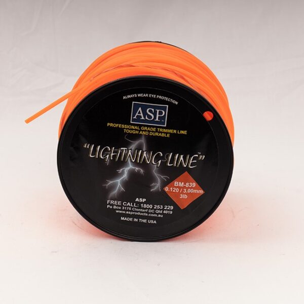 TRIMMER LINE 3.00mm DIAMOND - 1.35KG SPOOL (3LB SQ.120/3.0 1.62KG)