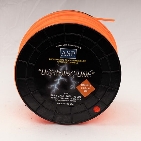 TRIMMER LINE 3.30mm DIAMOND - 2.25KG SPOOL 5lb SQ 3.3mm  2.7KG