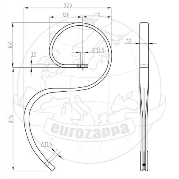 S-TINE 32 x 12mm  3.08KG - Image 3