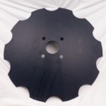 DISC SCALLOP BORON BLUE 24"x 6mm, SUIT GZY & K-LINE SPEED TILLER ETC 11.86KG