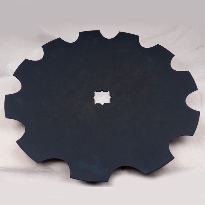 DISC SCALLOP BORON BLUE 28"x 8mm, 39mm & 41mm DUAL SQUARE HOLE 25KG