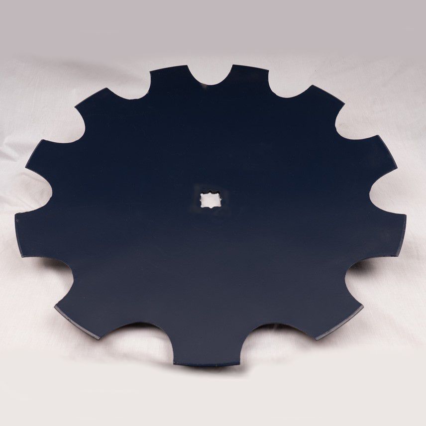 DISC SCALLOP 24" x 6mm. DUAL SQUARE HOLE 30 & 33mm 14KG